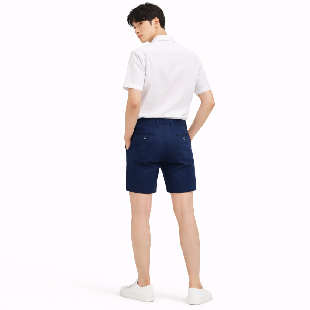 COLEGACY Men Casual Short Pants | Korean Style Slim Fit Cotton Shorts | Premium Quality Smart Casual Streetwear