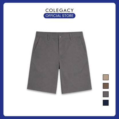 COLEGACY Men Casual Short Pants | Korean Style Slim Fit Cotton Shorts | Premium Quality Smart Casual Streetwear