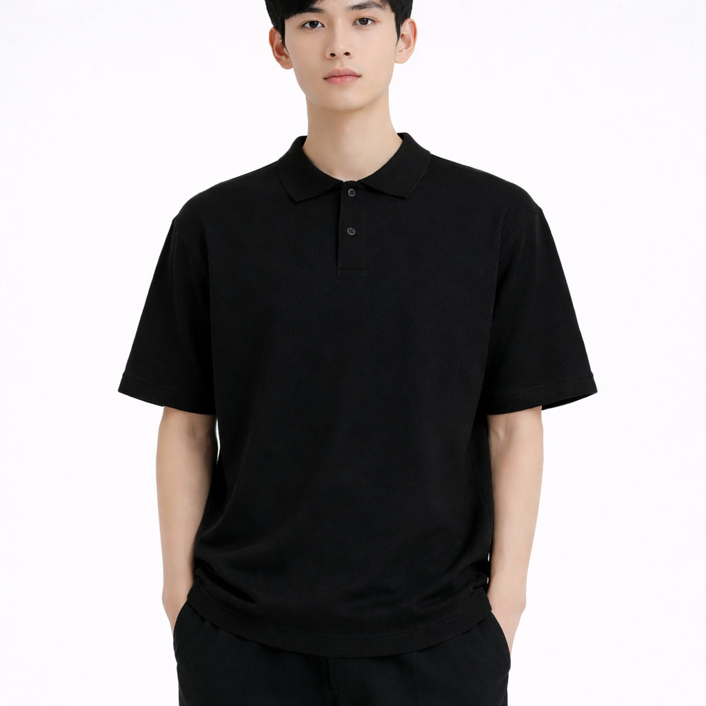 COLEGACY Men Knit Polo Shirt