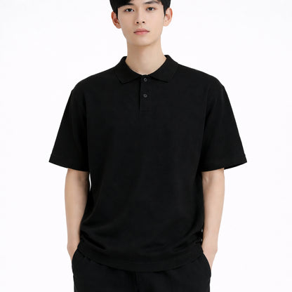 COLEGACY Men Knit Polo Shirt