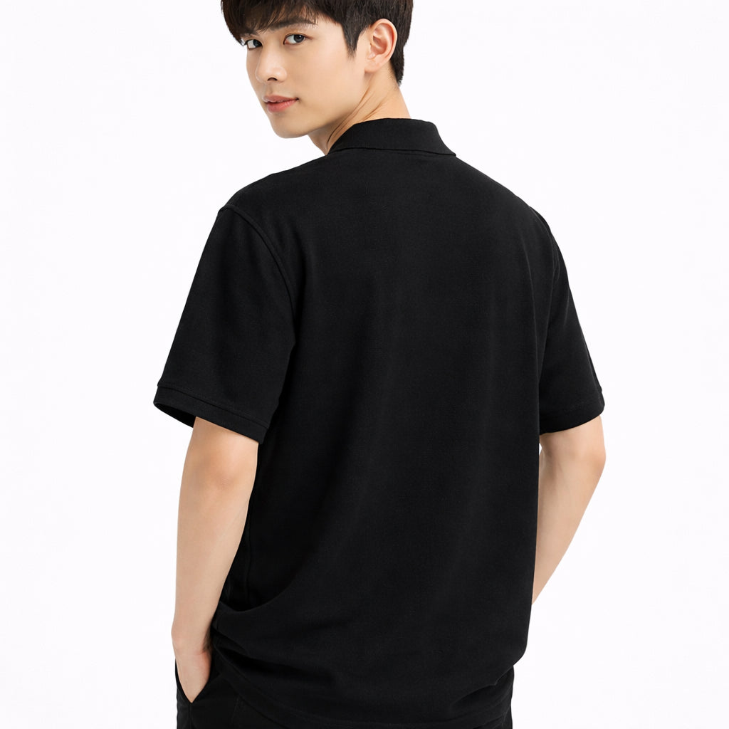COLEGACY Men Knit Polo Shirt