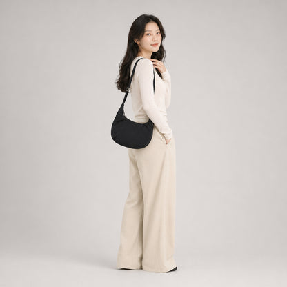 COLEGACY Nylon Round Shoulder Bag