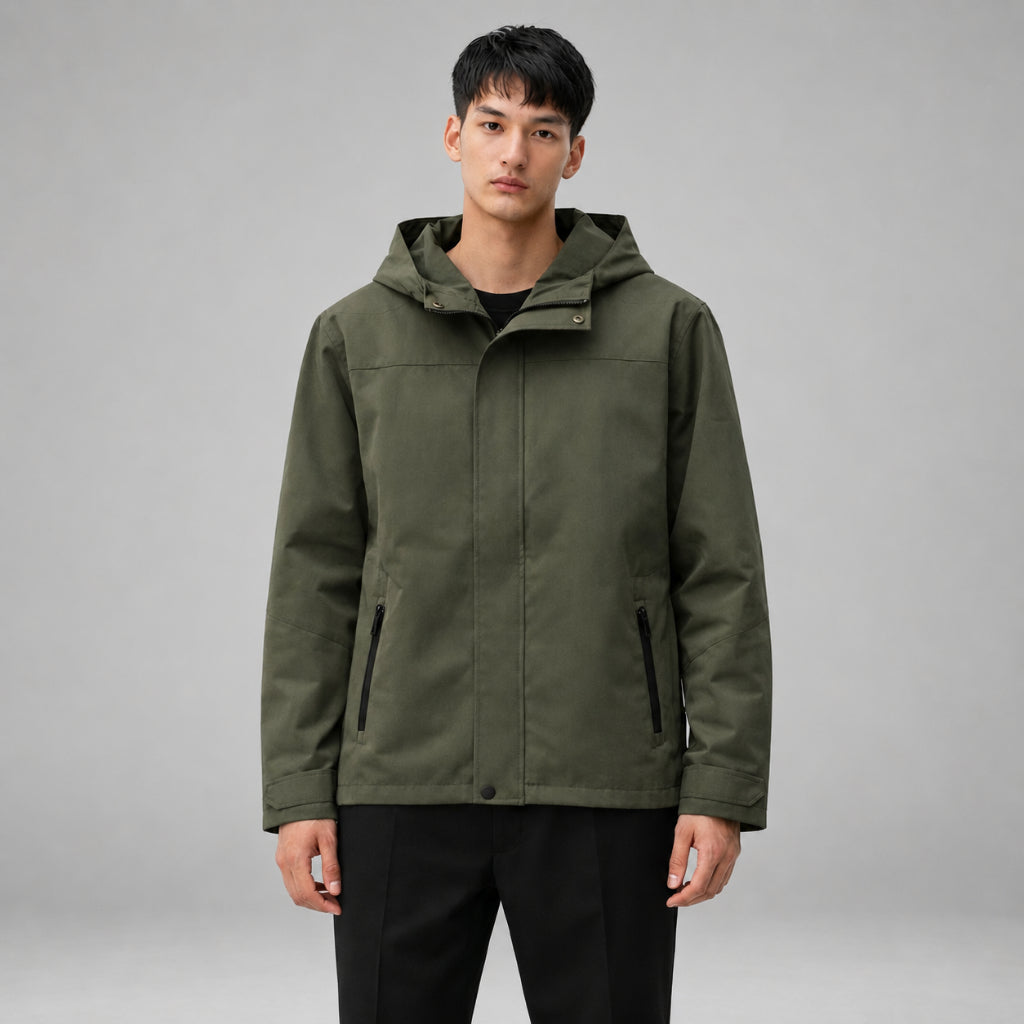 COLEGACY Men Hooded Windbreaker