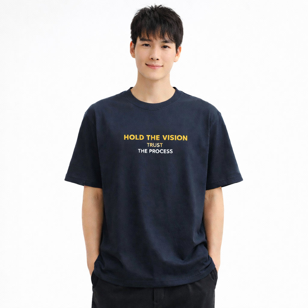COLEGACY Men Hold The Vision Graphic T-Shirt