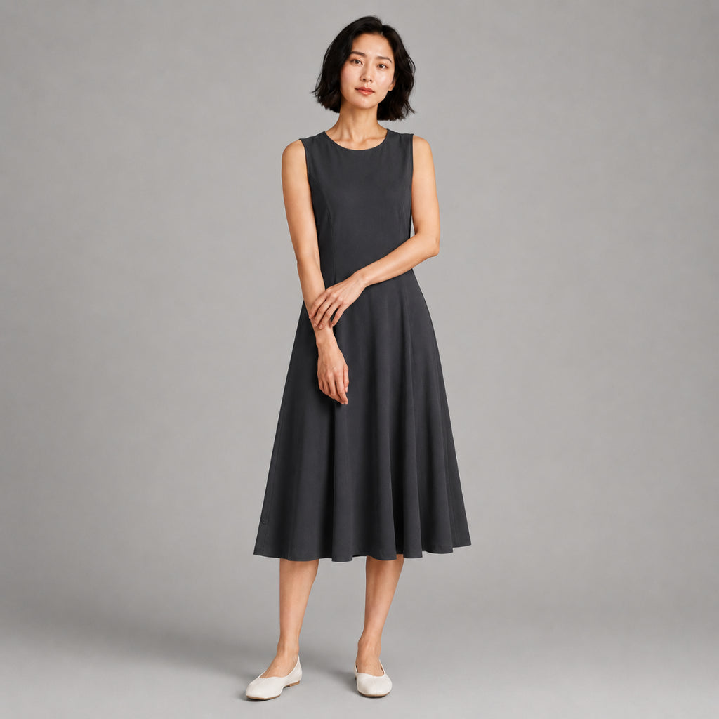 COLEGACY Women Sleeveless Long Dress