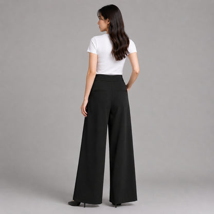 COLEGACY Women Wide Leg Pants