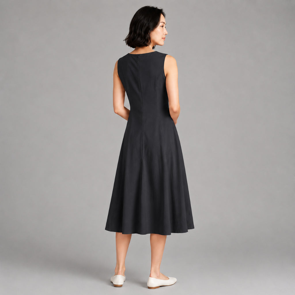 COLEGACY Women Sleeveless Long Dress