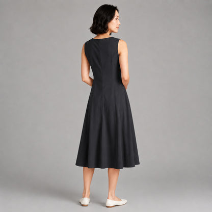 COLEGACY Women Sleeveless Long Dress