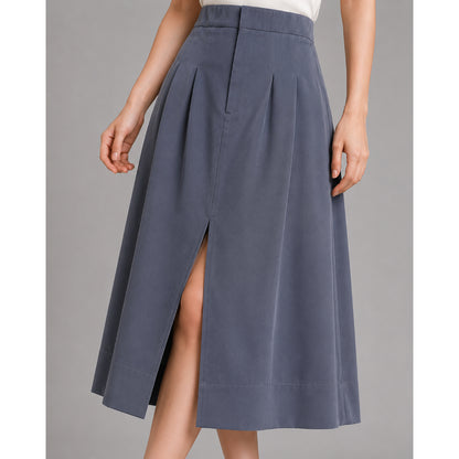 COLEGACY Women A-Line Midi Skirt