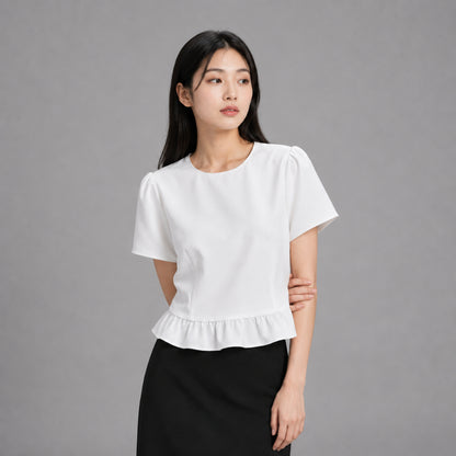 COLEGACY Women Puff Sleeve Top