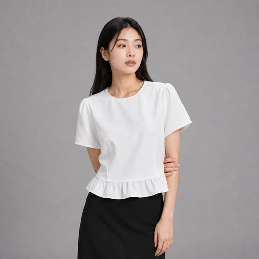 COLEGACY Women Puff Sleeve Top