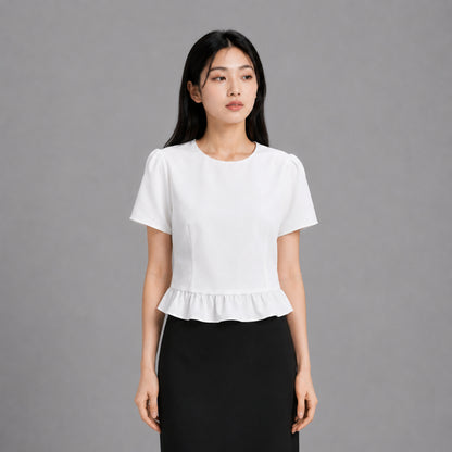 COLEGACY Women Puff Sleeve Top