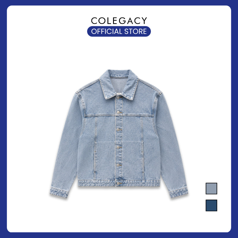 COLEGACY Men Long Sleeve Denim Jacket