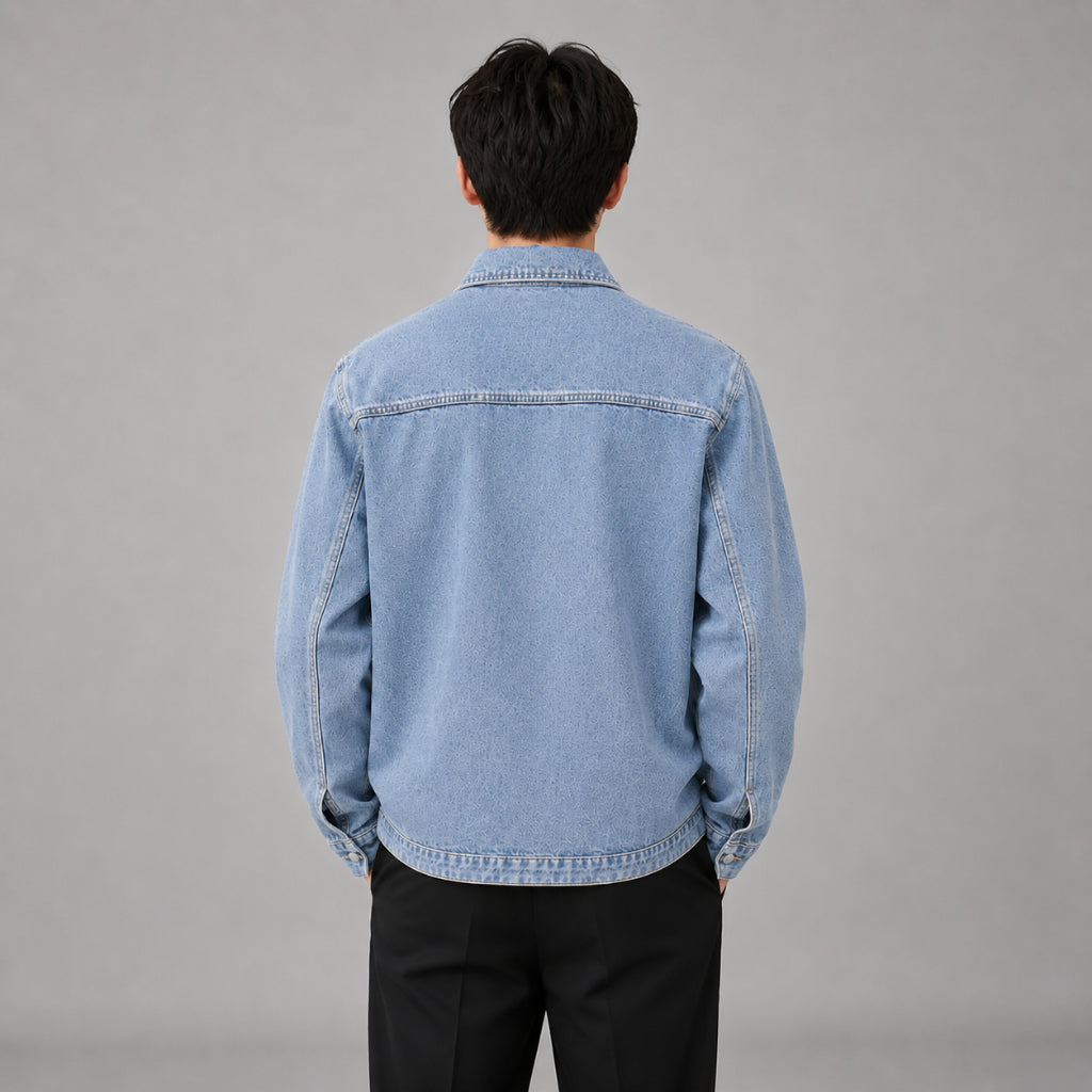 COLEGACY Men Long Sleeve Denim Jacket
