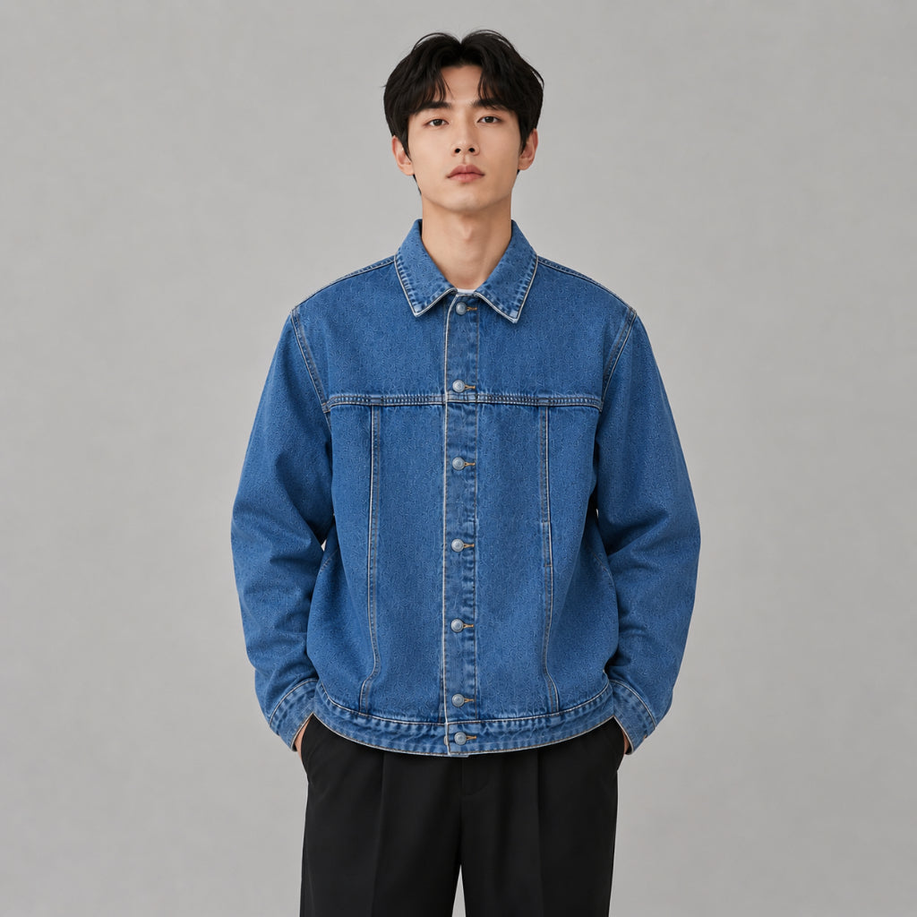 COLEGACY Men Long Sleeve Denim Jacket