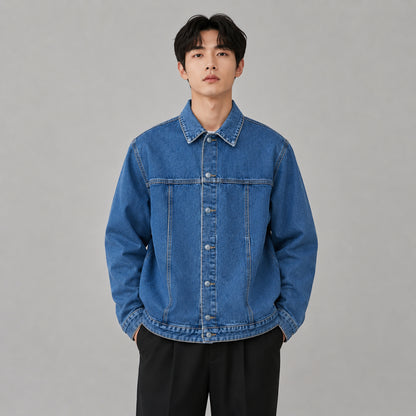 COLEGACY Men Long Sleeve Denim Jacket