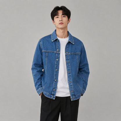 COLEGACY Men Long Sleeve Denim Jacket