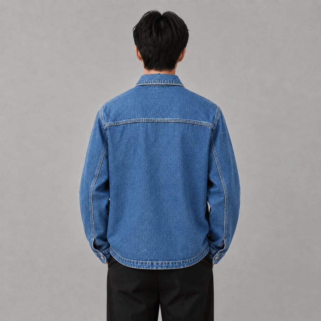COLEGACY Men Long Sleeve Denim Jacket