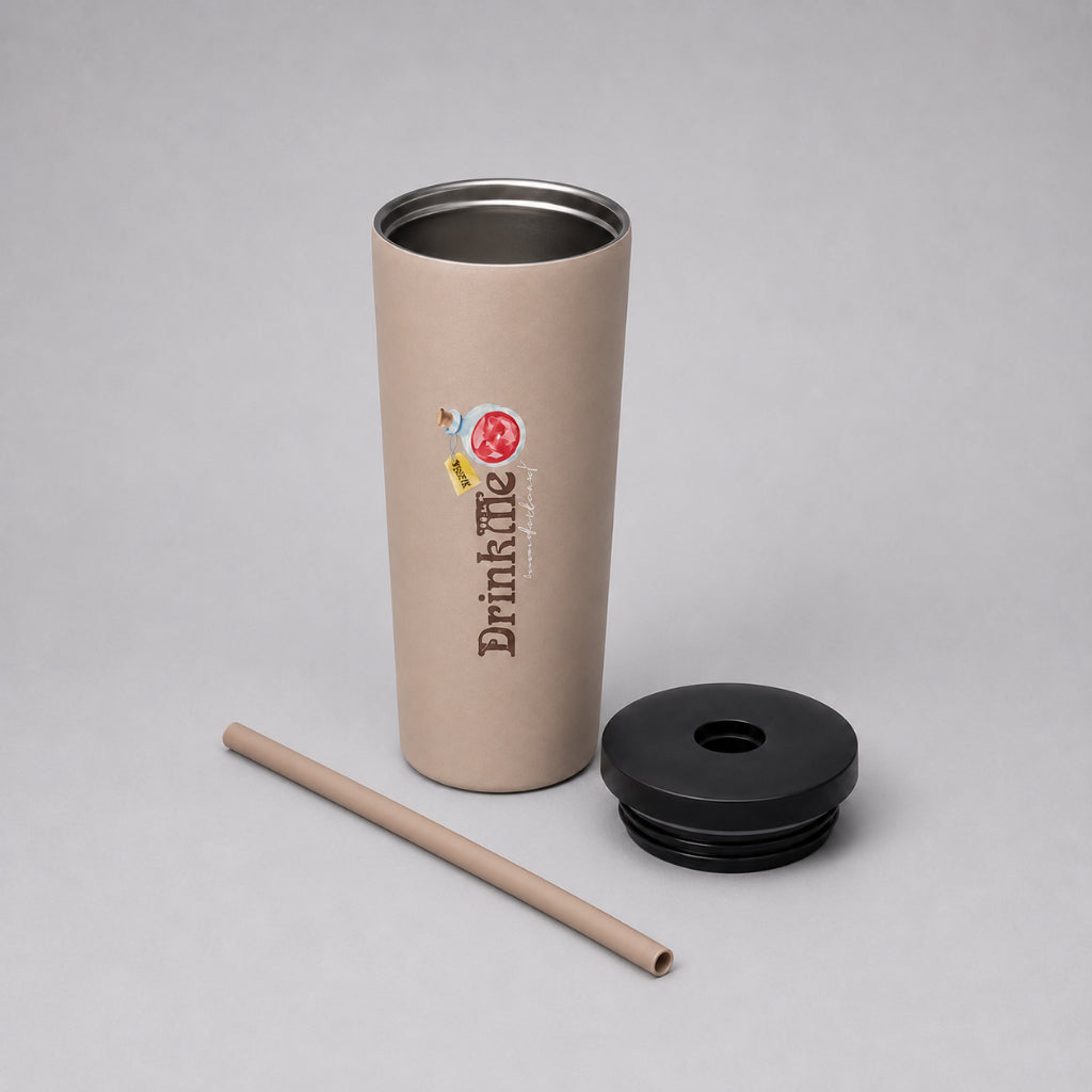 COLEGACY Alice Saves Wonderland Straw Cup