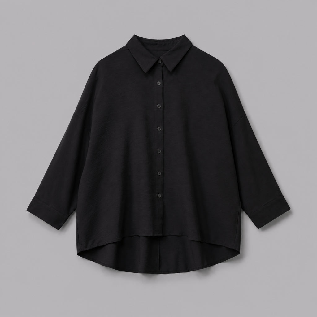 COLEGACY Women Long Sleeve Button Blouse
