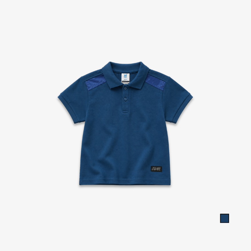 AD Kids Boys Contrast Panel Polo Shirt