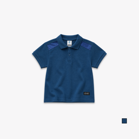 AD Kids Boys Contrast Panel Polo Shirt