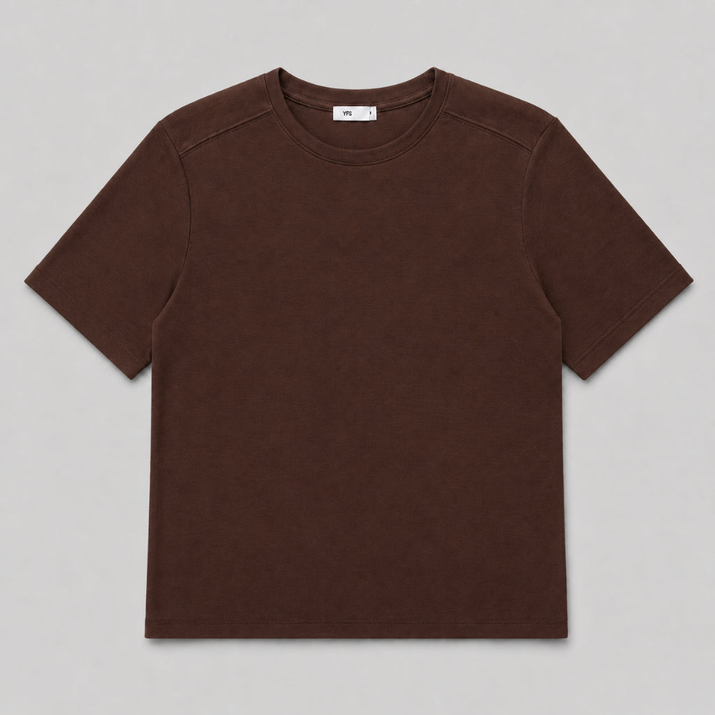 YFS Women Essential Round Neck Casual T-Shirt