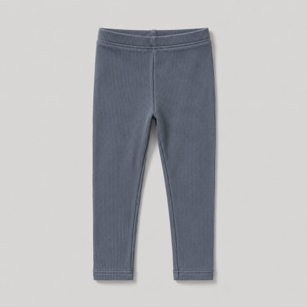 AD Kids Girls Ribbed Full Length Leggings