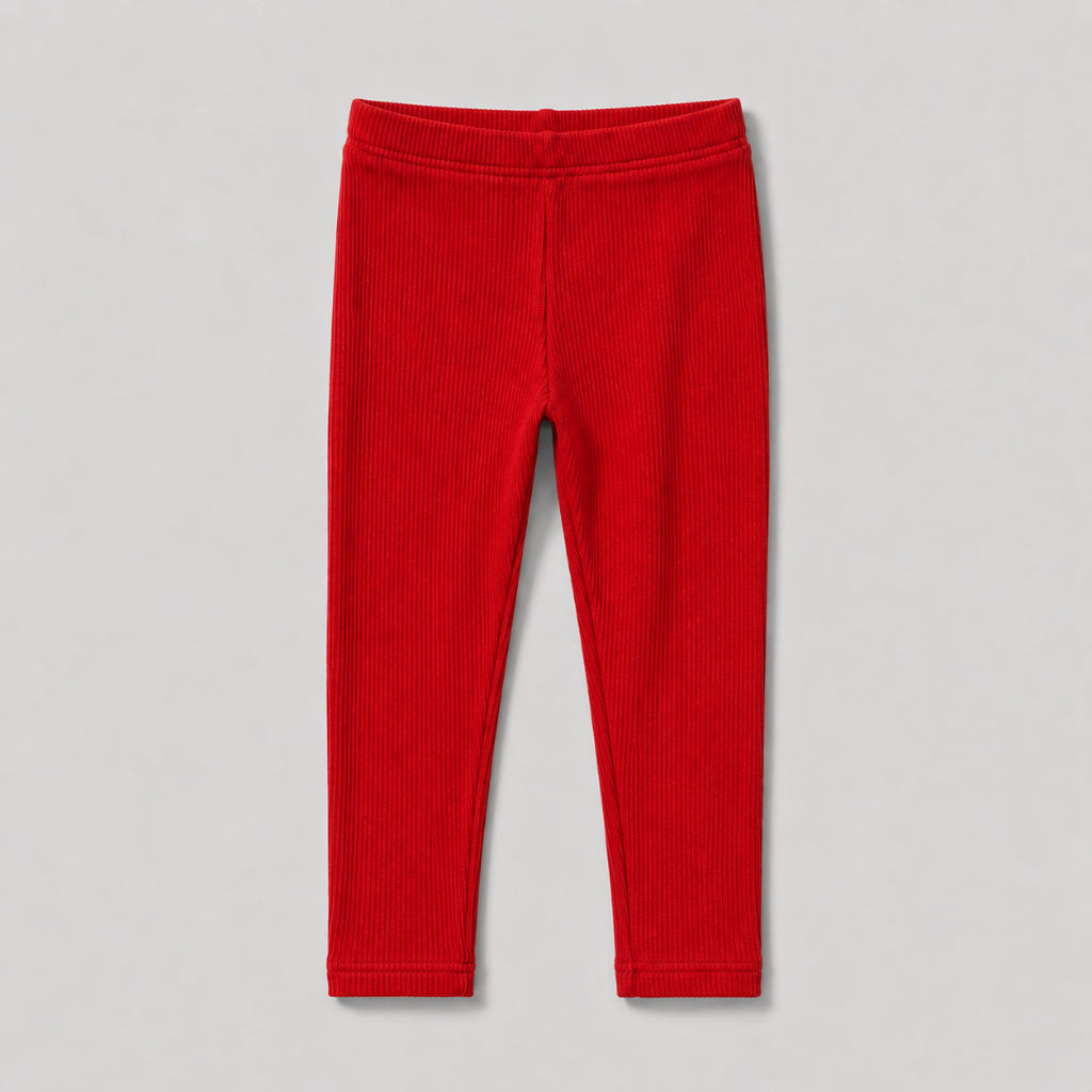 AD Kids Girls Ribbed Full Length Leggings