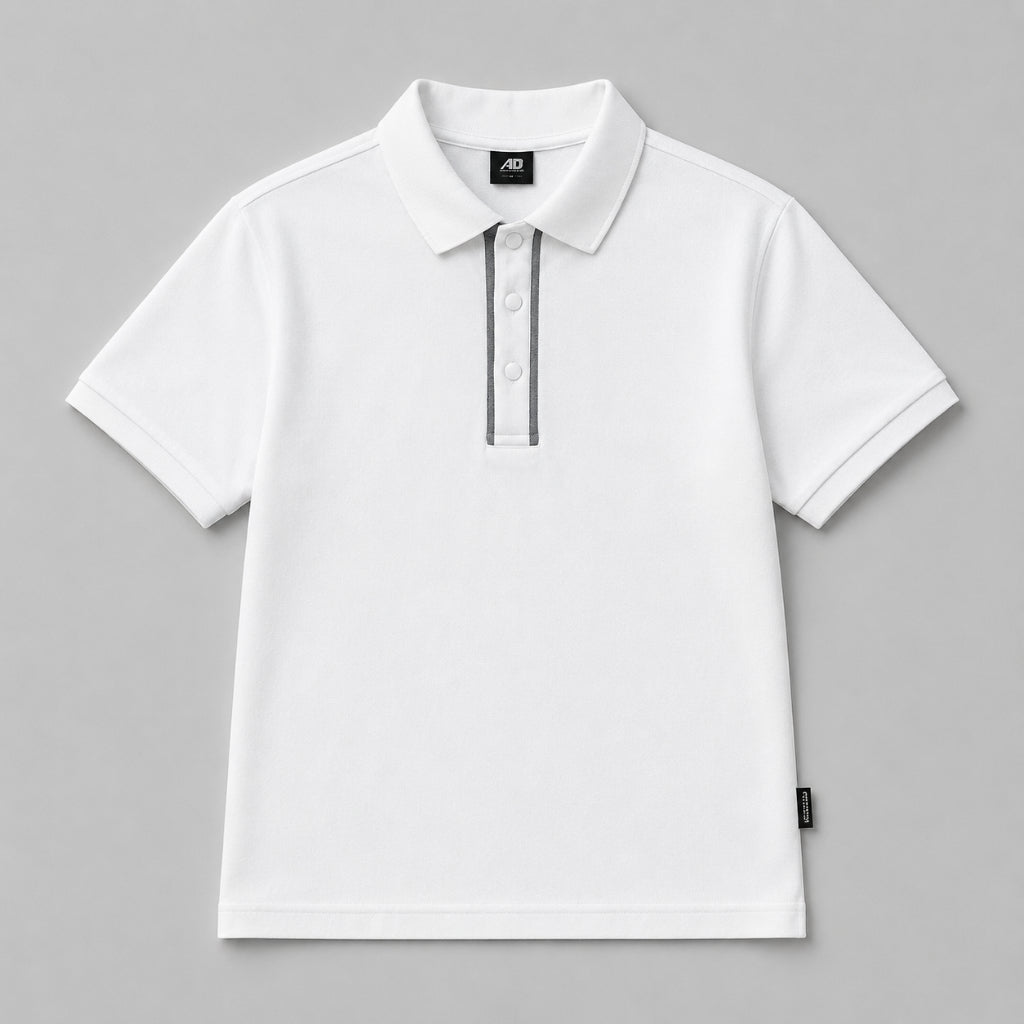 AD Men Contrast Placket Polo Tee