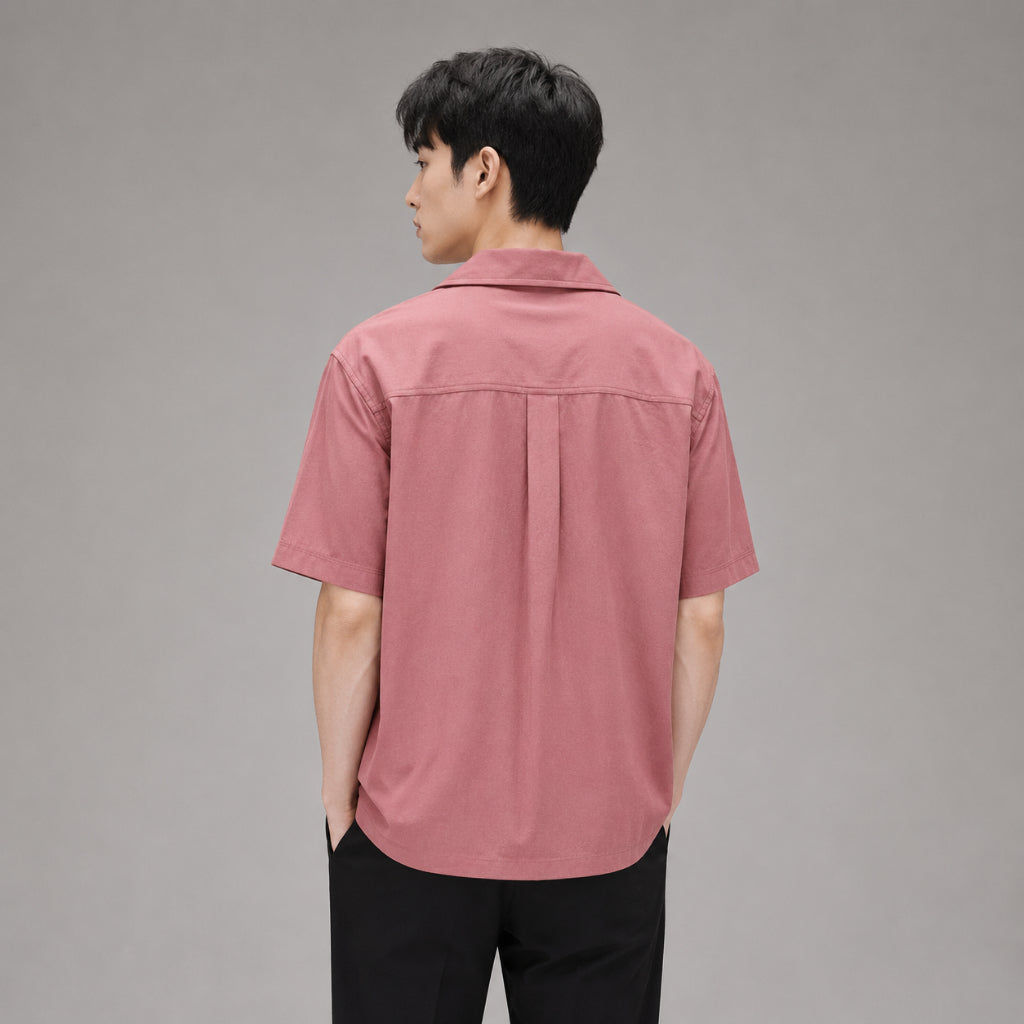 AD JEANS Men Textured Collar Shirt
