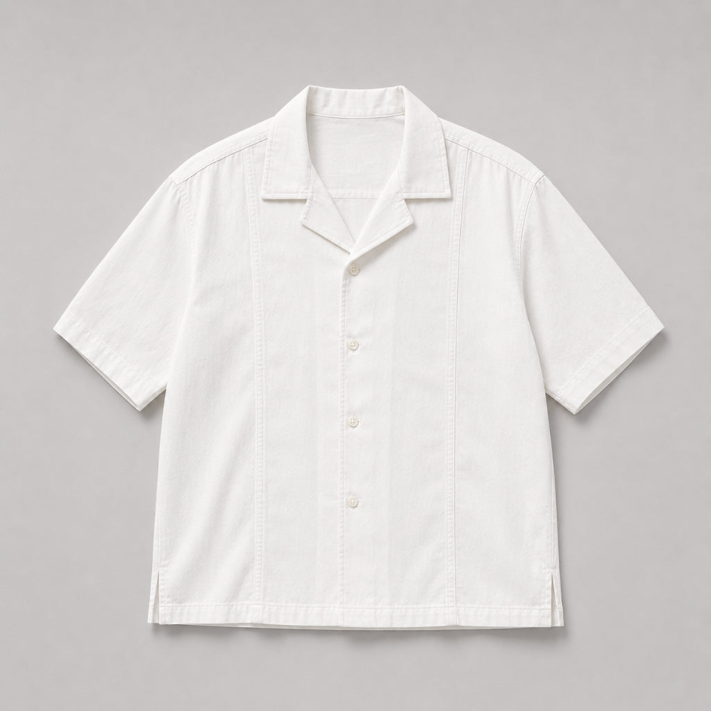 AD JEANS Men Textured Collar Shirt