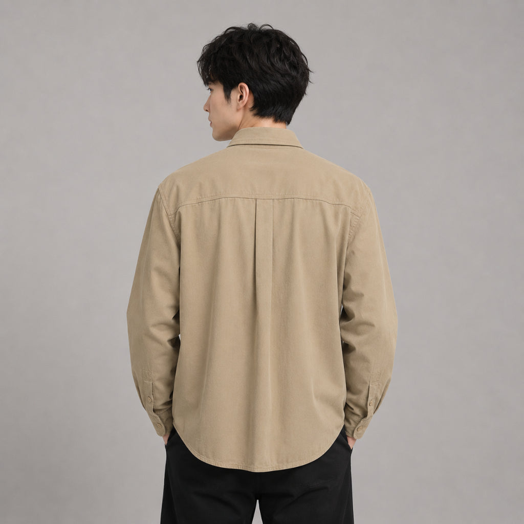 AD JEANS Men Long Sleeve Utility Shirt