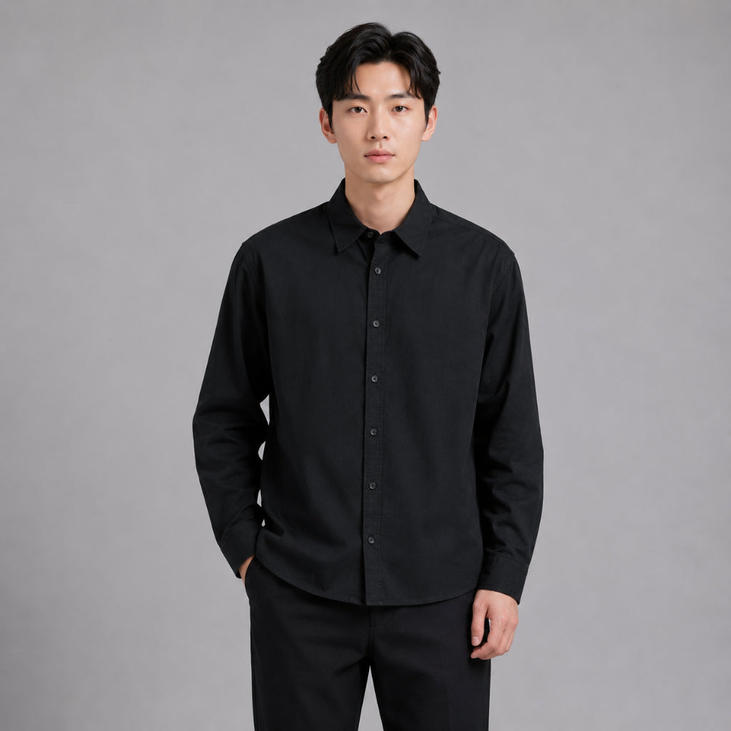 AD JEANS Men Long Sleeve Relax Fit Shirt