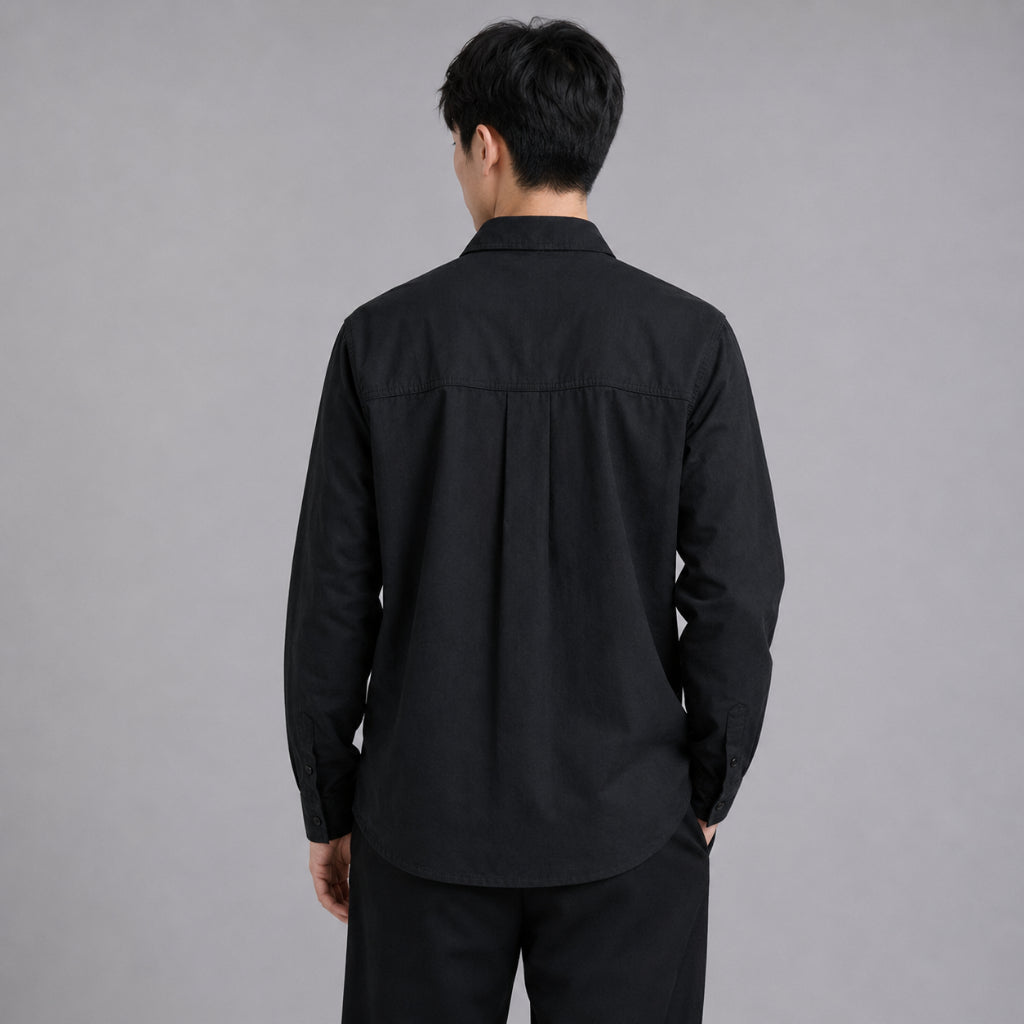 AD JEANS Men Long Sleeve Relax Fit Shirt