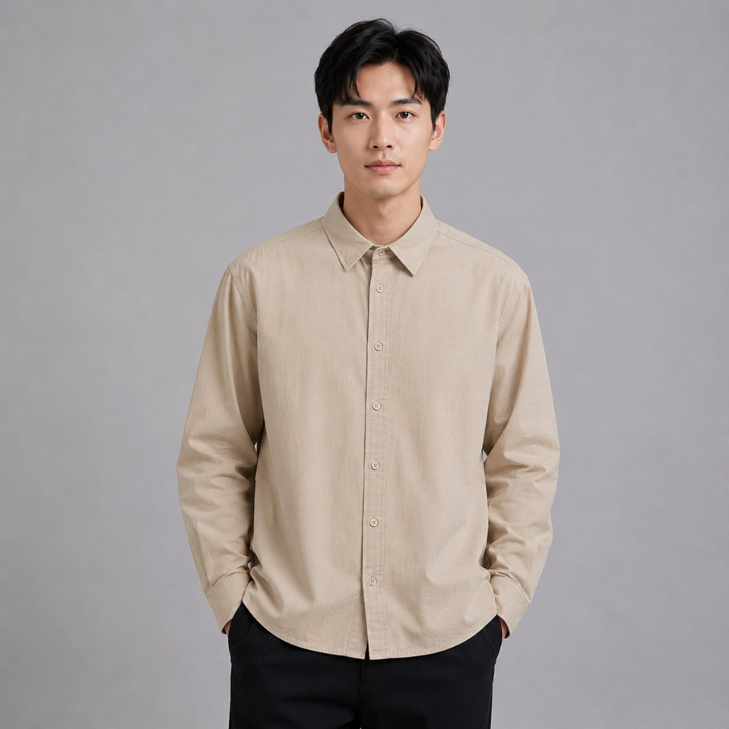AD JEANS Men Long Sleeve Relax Fit Shirt