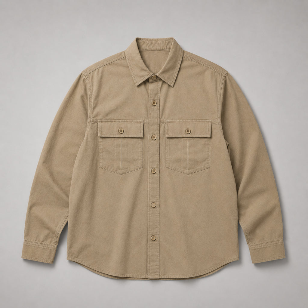 AD JEANS Men Long Sleeve Utility Shirt