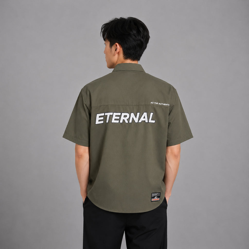 AD Athleisure Men Authentic Print Shirt