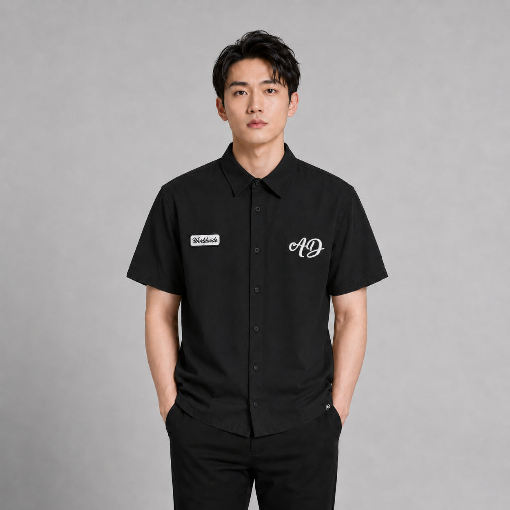 AD Athleisure Men Worldwide Patch Shirt