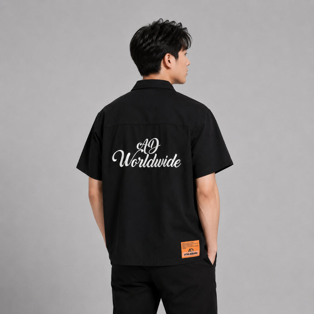 AD Athleisure Men Worldwide Patch Shirt