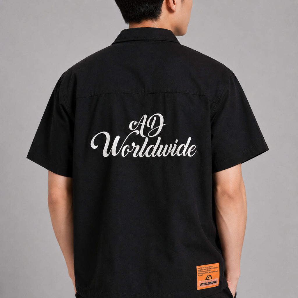 AD Athleisure Men Worldwide Patch Shirt