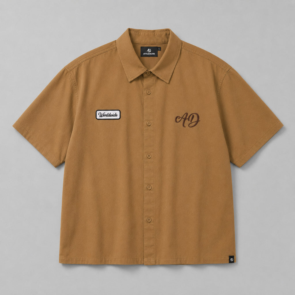 AD Athleisure Men Worldwide Patch Shirt