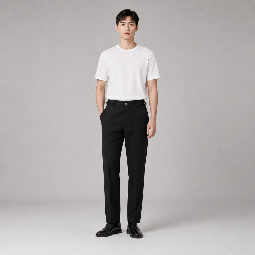 AD JEANS Men Smart Casual Tapered Pants