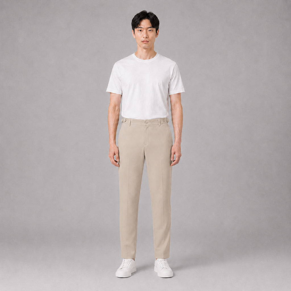 AD JEANS Men Smart Casual Tapered Pants