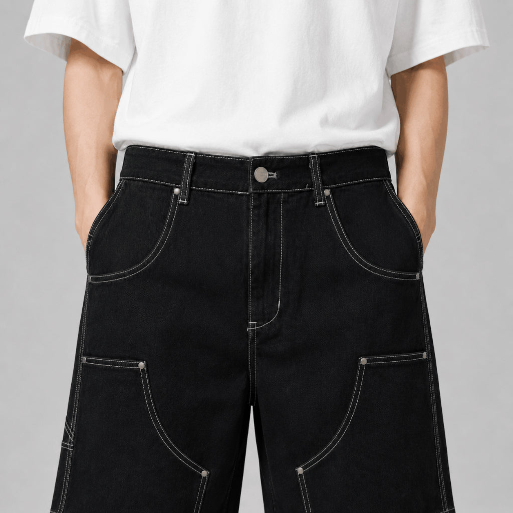 AD Athleisure Men Utility Denim Shorts