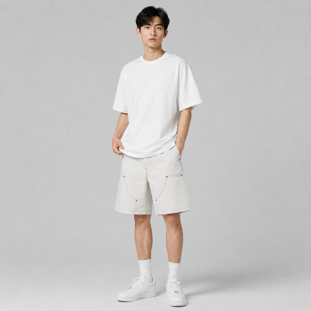AD Athleisure Men Utility Denim Shorts