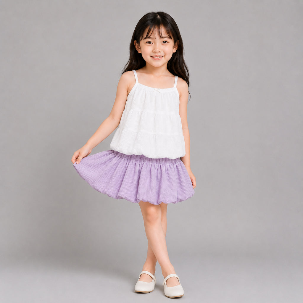 AD Kids Girls Bubble Mini Skirt