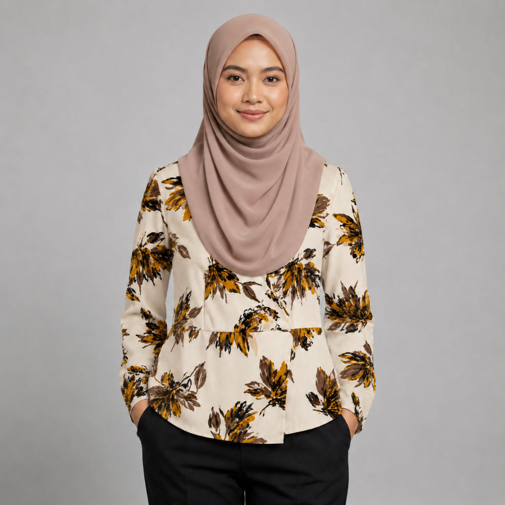 PISCO Women Elegant Wrap Front Blouse