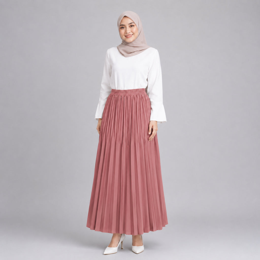 PISCO Women Classic Pleated Maxi Skirt