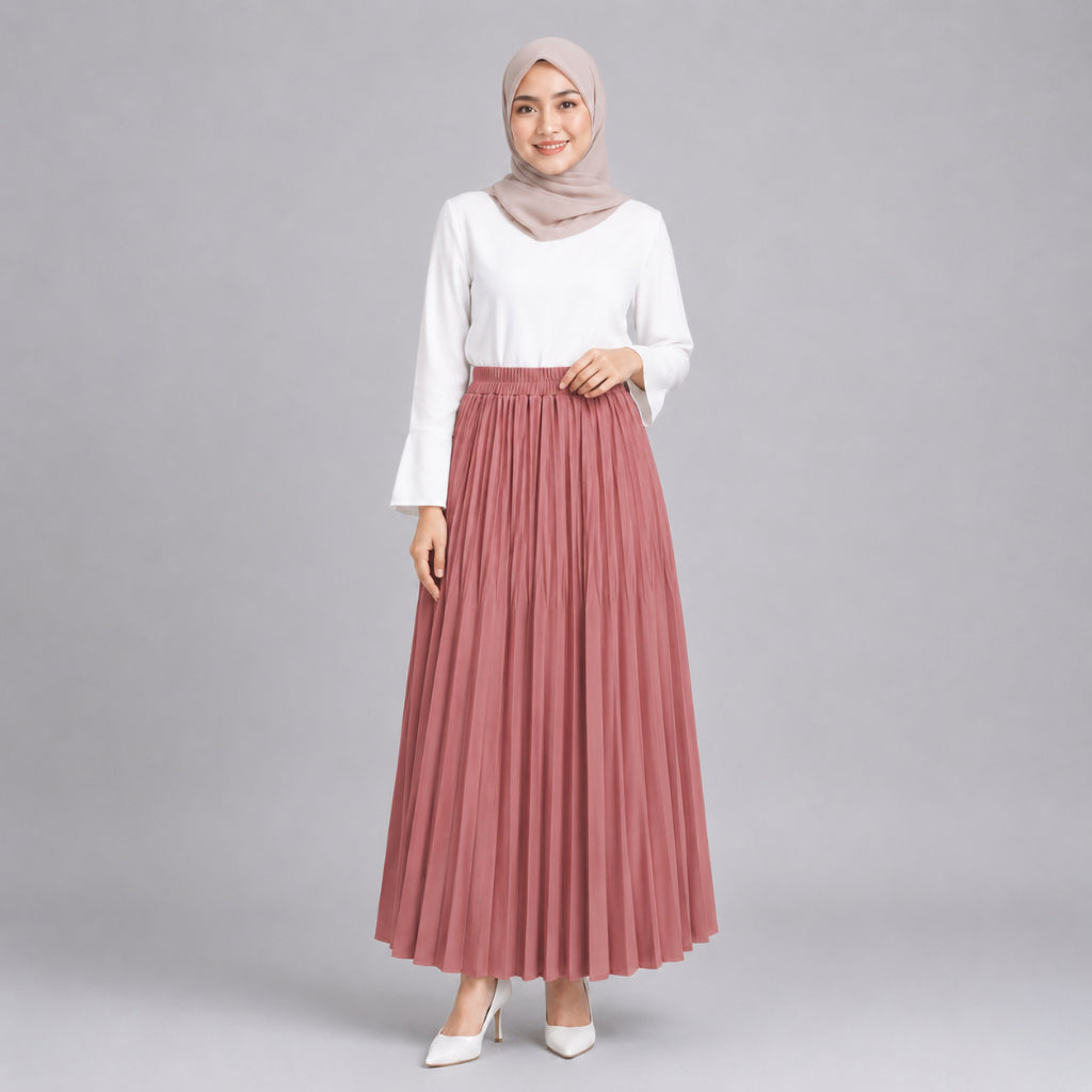 PISCO Women Classic Pleated Maxi Skirt